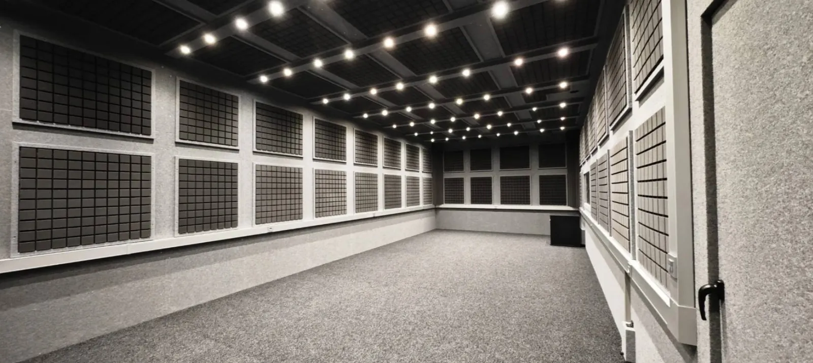 Interior de local de ensayo